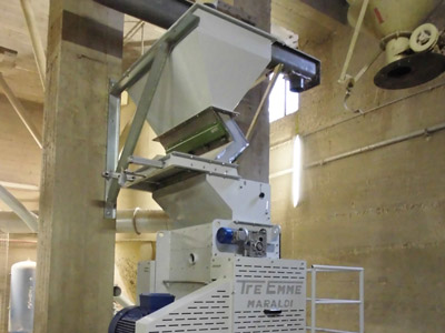 Roller milling for poultry feed